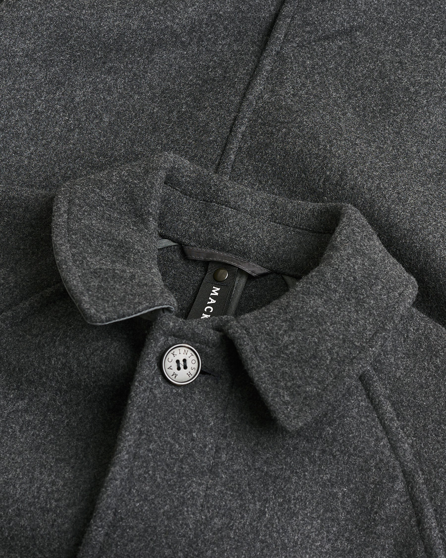 Mies | Pre-owned Takit | Pre-owned | Mackintosh Boston Wool Overcoat Grey M