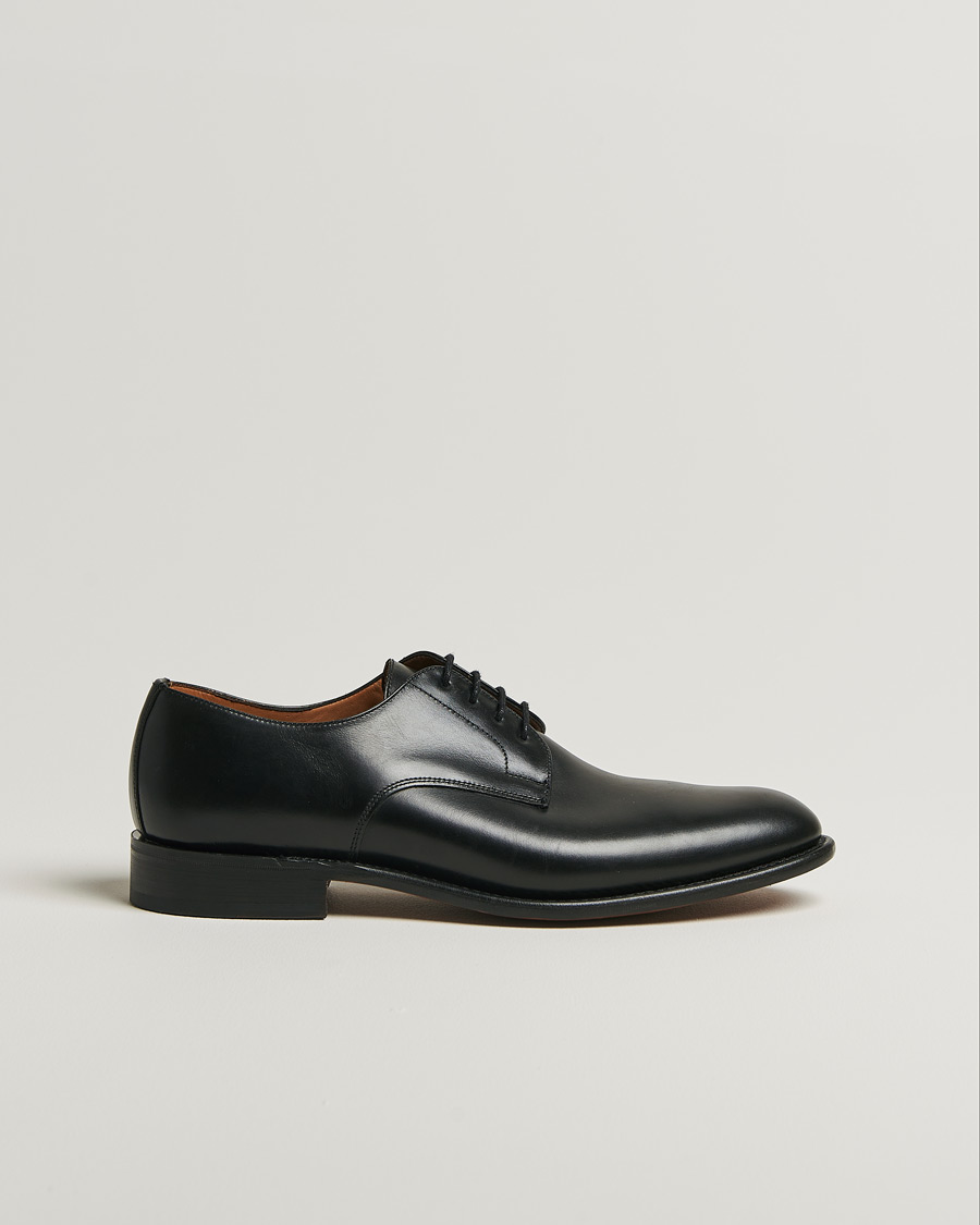 Mies | Sanders Athens Calf Plain Gibson Black | Pre-owned | Sanders Athens Calf Plain Gibson Black
