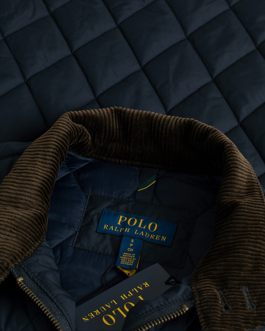 Mies | Polo Ralph Lauren Quilted Jacket Navy S | Pre-owned | Polo Ralph Lauren Quilted Jacket Navy S