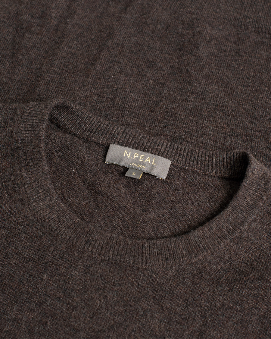 Mies | Puserot | Pre-owned | N. Peal Cashmere Knit Crew Neck Brown S
