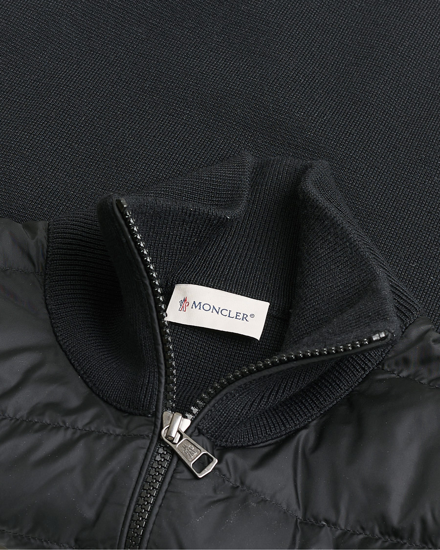 Mies | Pre-owned Takit | Pre-owned | Moncler Hybrid Zip Cardigan Black S