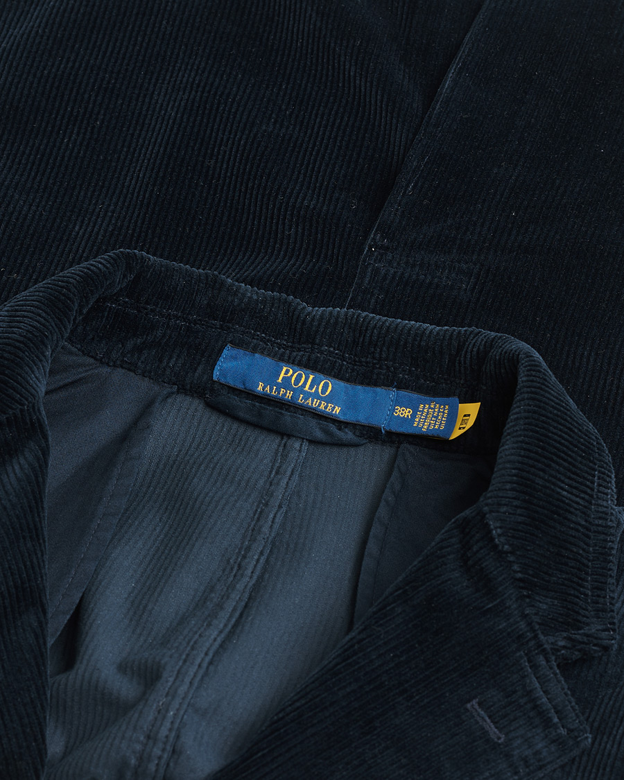 Mies | Pre-owned Pikkutakit | Pre-owned | Polo Ralph Lauren Corduroy Stretch Blazer Aviator Navy UK38 - EU48