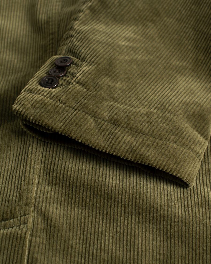 Mies | Pikkutakit | Pre-owned | Polo Ralph Lauren Corduroy Stretch Blazer Country Olive