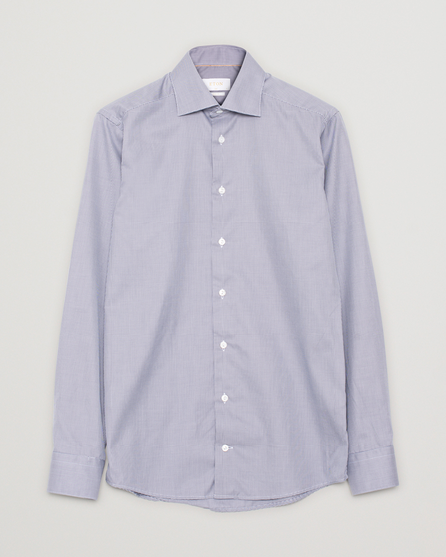 Mies | Pre-owned Kauluspaidat | Pre-owned | Eton Giza 45 Houndtooth Shirt Grey/White 38 - S