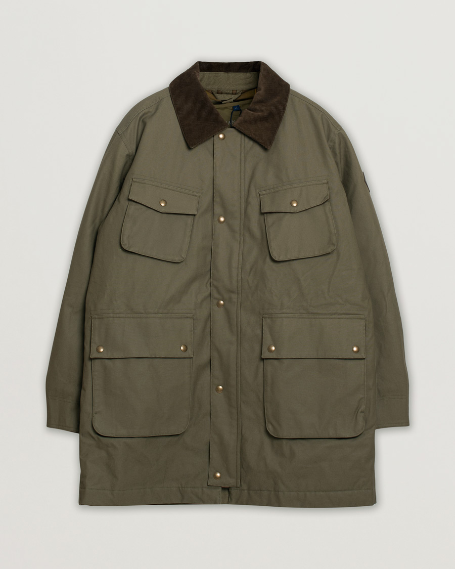 Mies | Pre-owned Takit | Pre-owned | GANT Waxed Double Decker Jacket Hunter Green XL