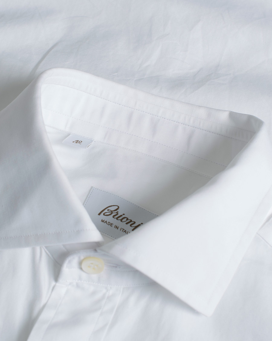 Mies | Kauluspaidat | Pre-owned | Brioni Slim Fit Dress Shirt White