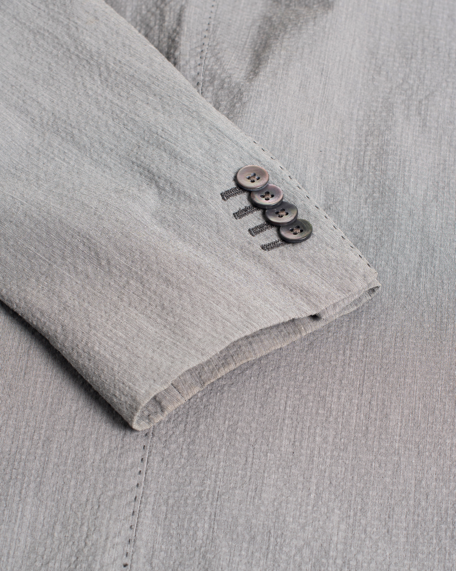 Mies | Pikkutakit | Pre-owned | Boglioli K Jacket Seersucker Blazer Grey 54