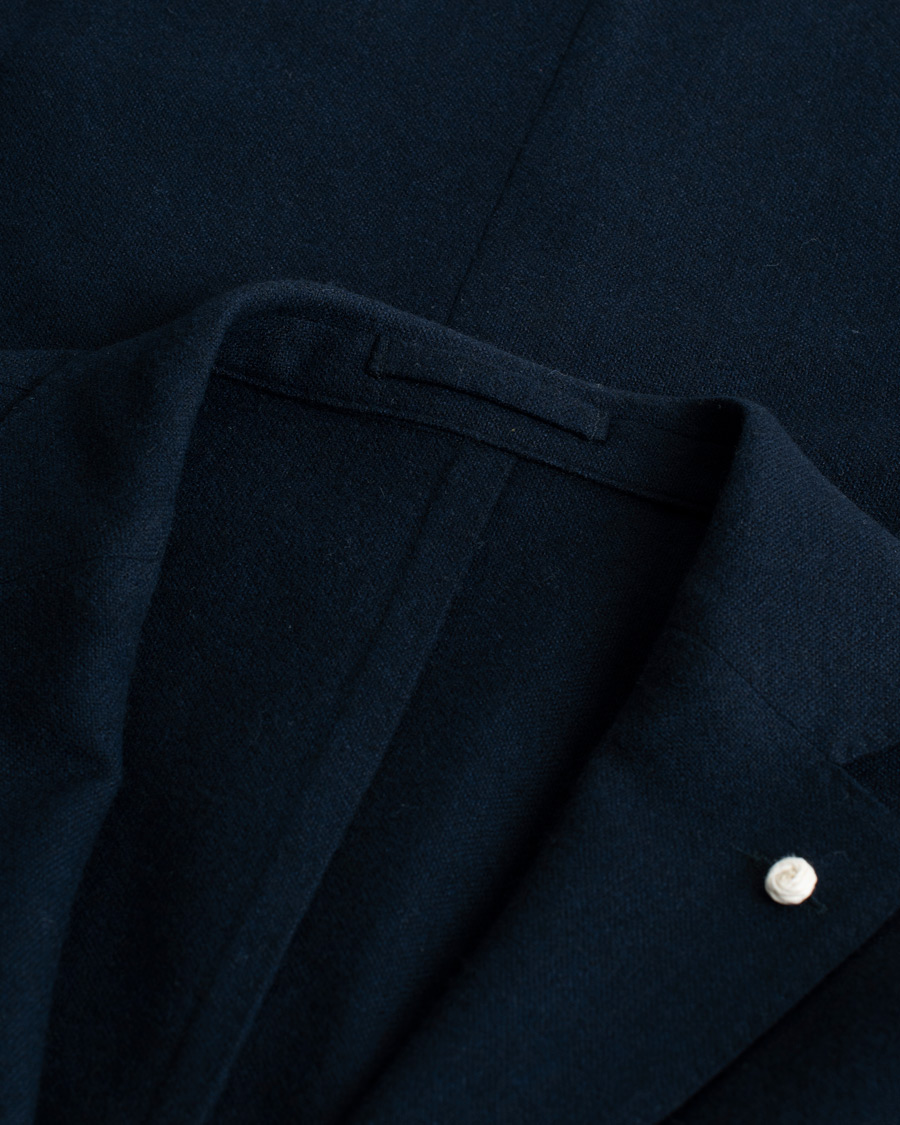 Mies | Pikkutakit | Pre-owned | Luigi Bianchi Mantova Navy Cashmere Blazer 50