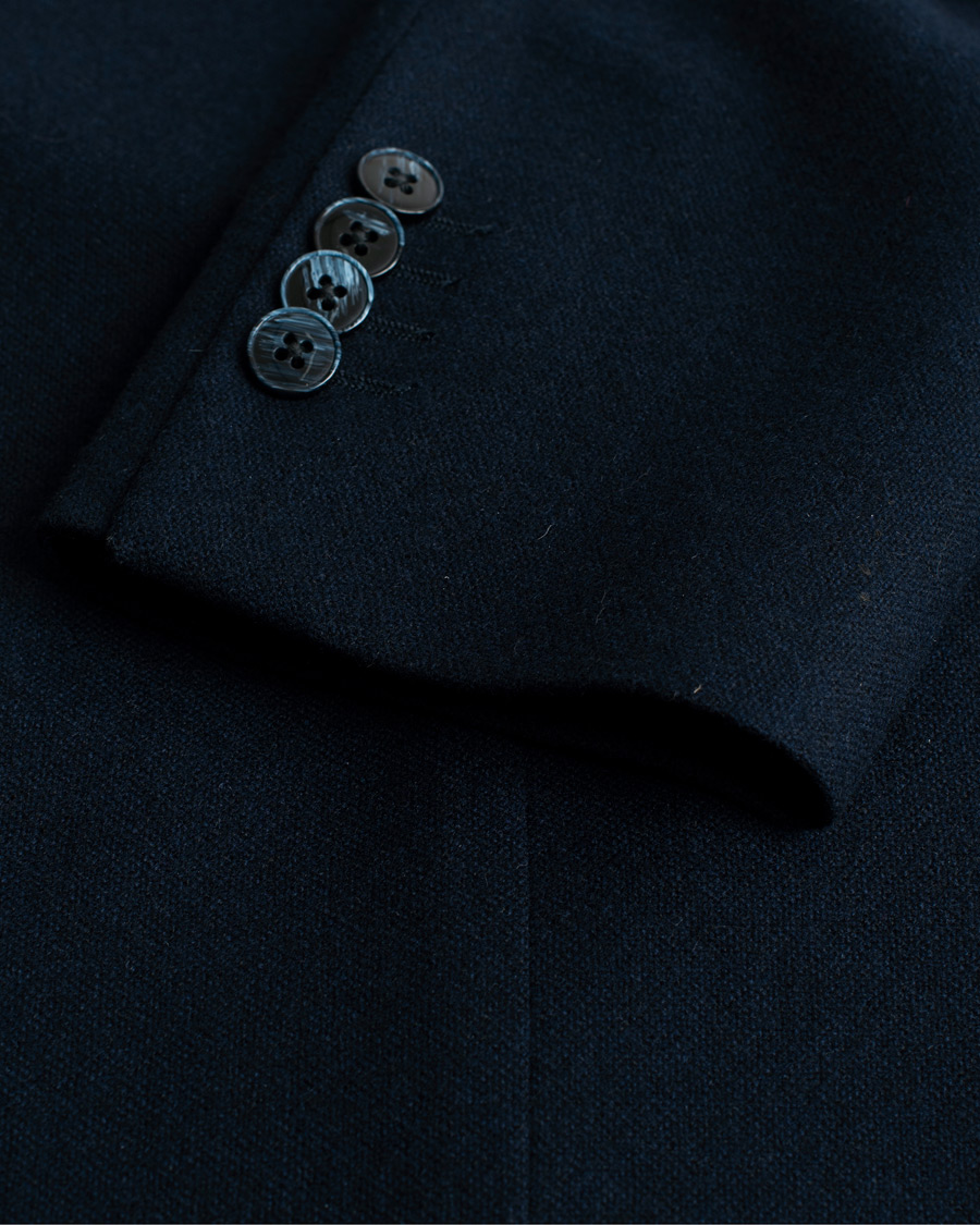 Mies | Pikkutakit | Pre-owned | Luigi Bianchi Mantova Navy Cashmere Blazer 50