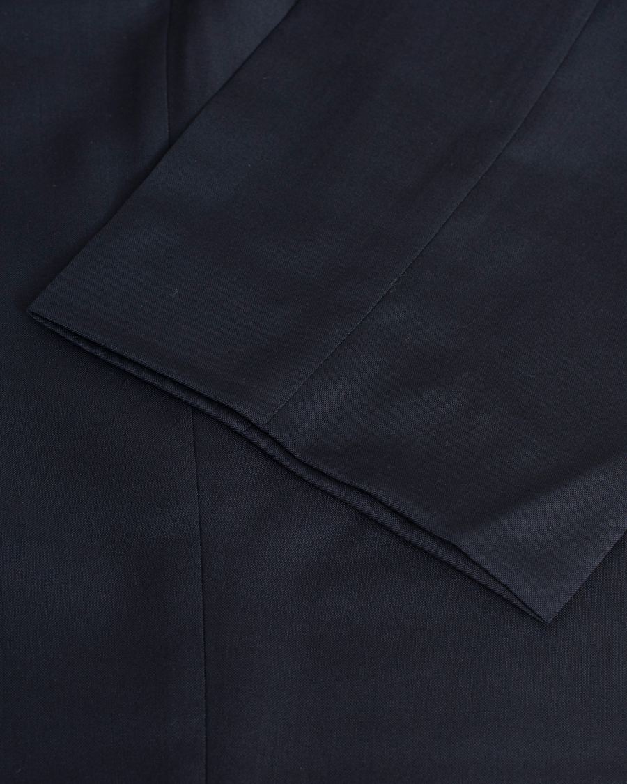 Mies | Housut | Pre-owned | Boglioli Wool Trousers Navy 46