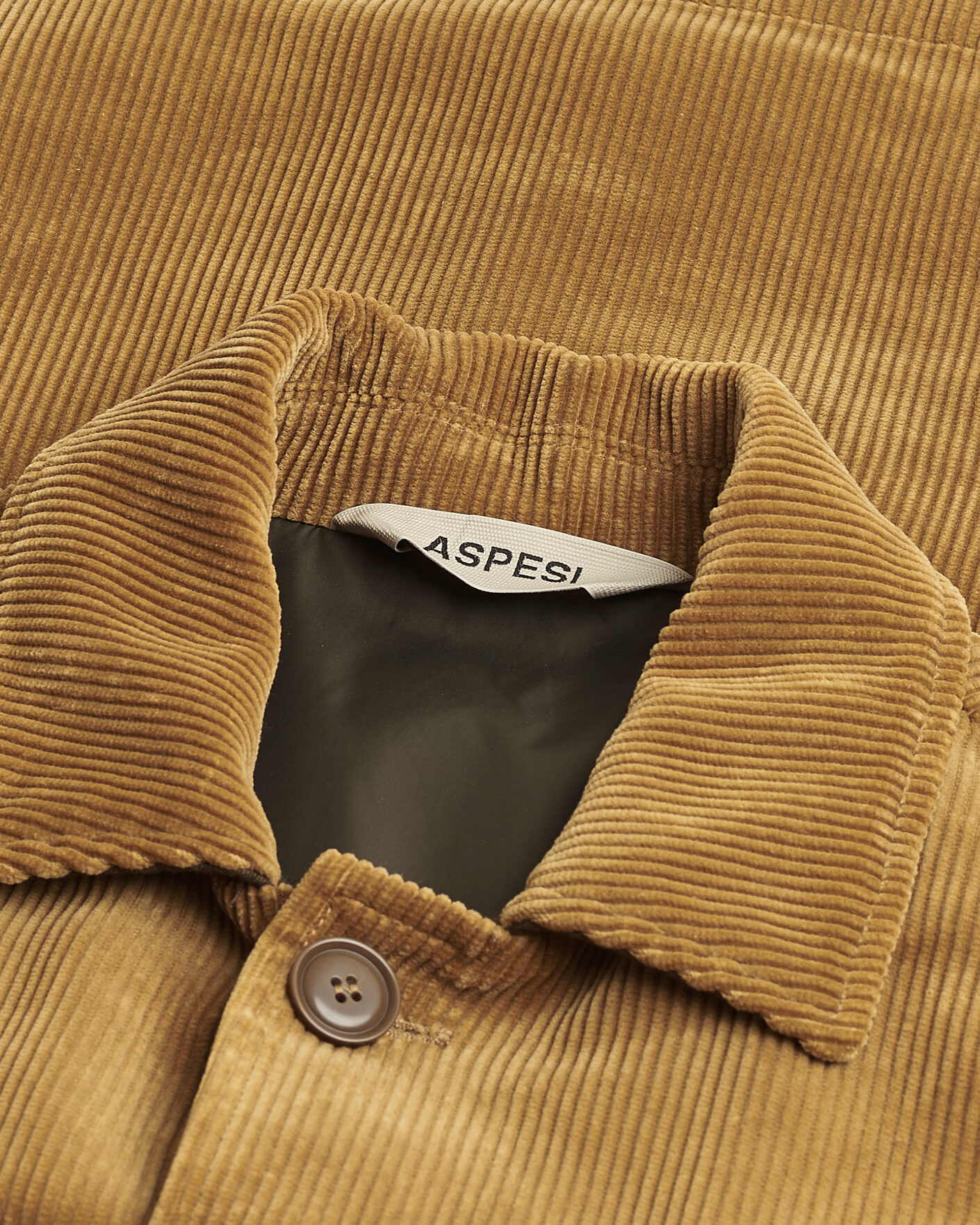 Mies | Pre-owned Takit | Pre-owned | Aspesi Corduroy Cotton Shirt Jacket Tan L