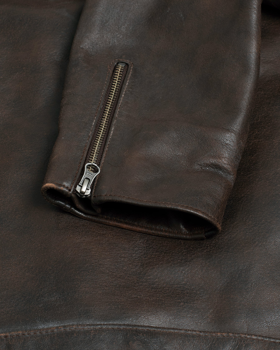 Mies | Takit | Pre-owned | Nudie Jeans Eddy Rider Leather Jacket Brown L