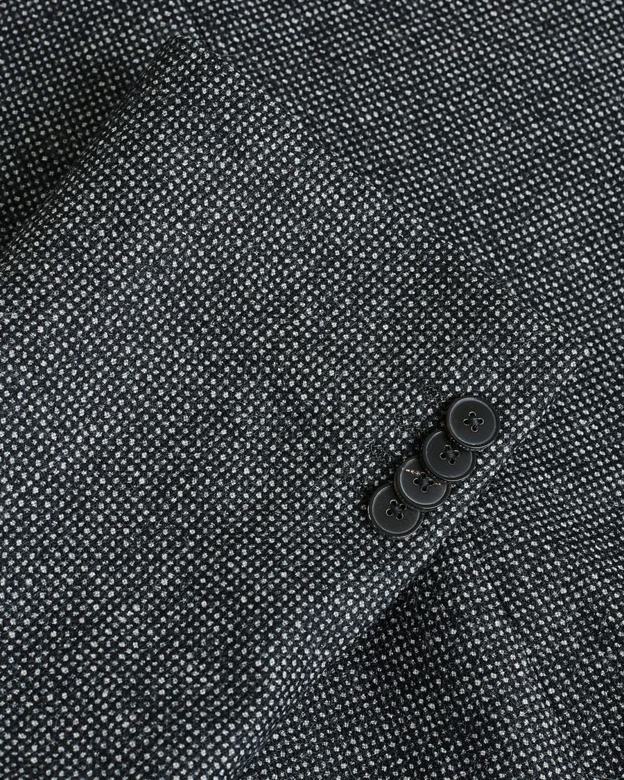 Mies | Pre-owned Pikkutakit | Pre-owned | HUGO Flannel Wool Blazer Grey 54