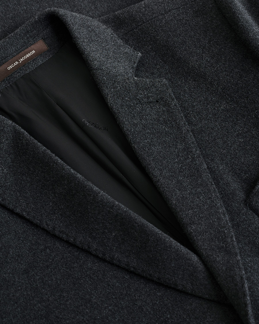 Mies | Pre-owned Takit | Pre-owned | Oscar Jacobson Savile Row Wool/Cashmere Coat Dark Grey 52