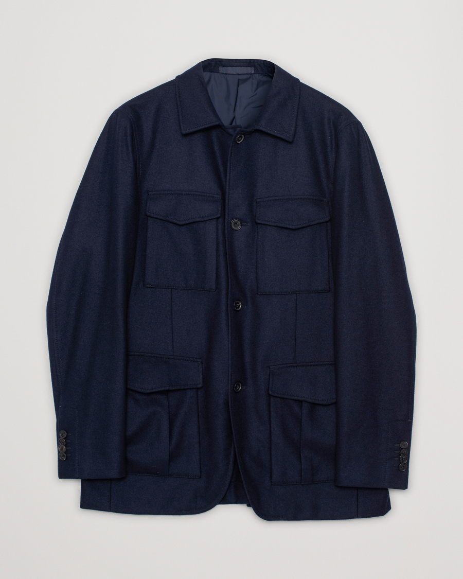 Mies | Pre-owned Takit | Pre-owned | Caruso Safari Wool Jacket Navy 50