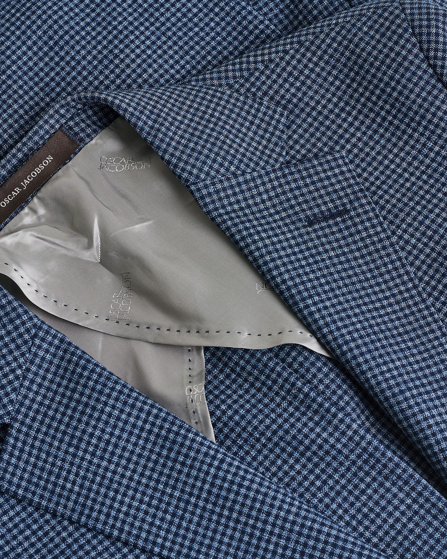 Mies | Pre-owned Pikkutakit | Pre-owned | Oscar Jacobson Ferry Check Wool Blazer Multi