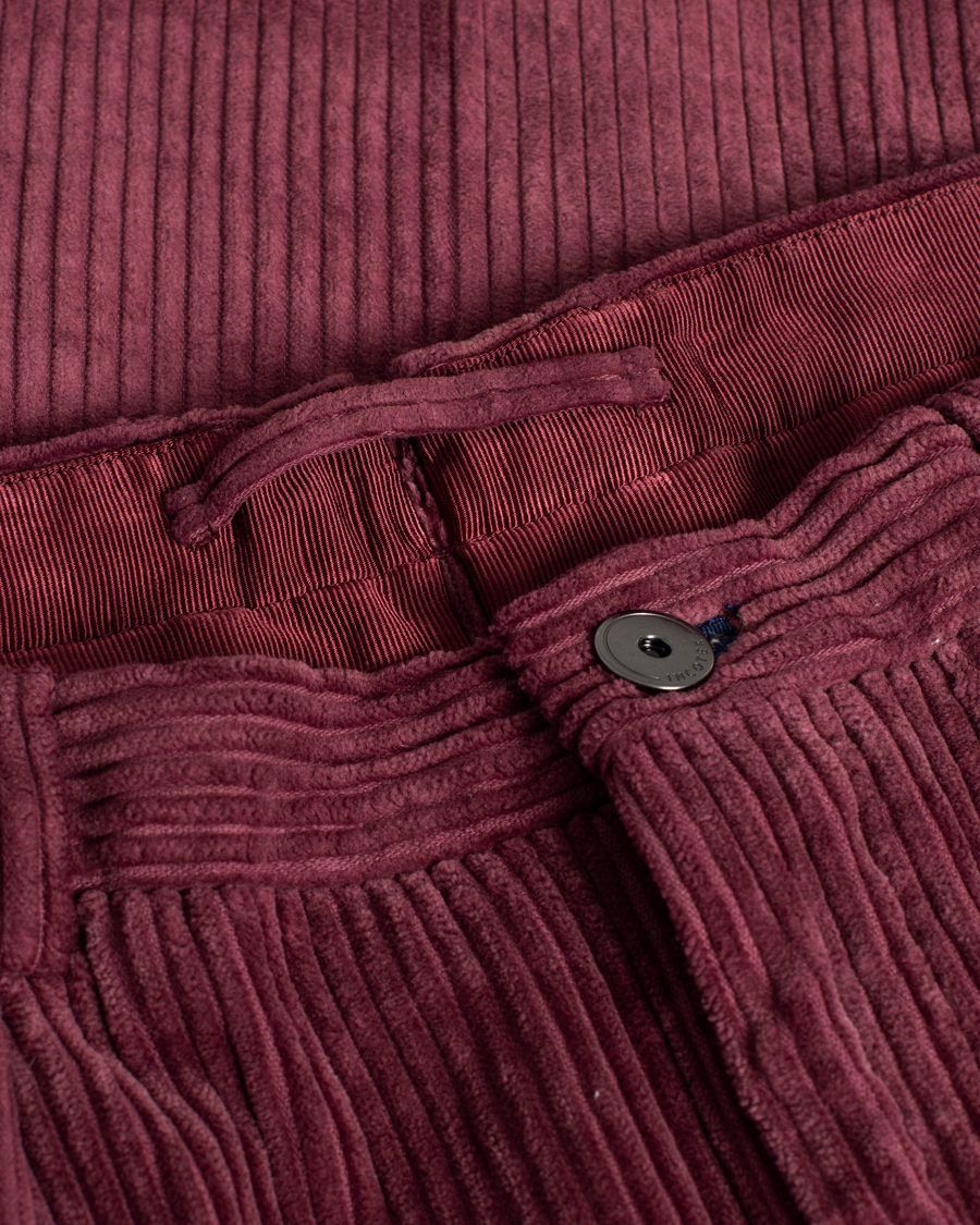 Mies | Housut | Pre-owned | Incotex Carrot fit Cord Slacks Red 50