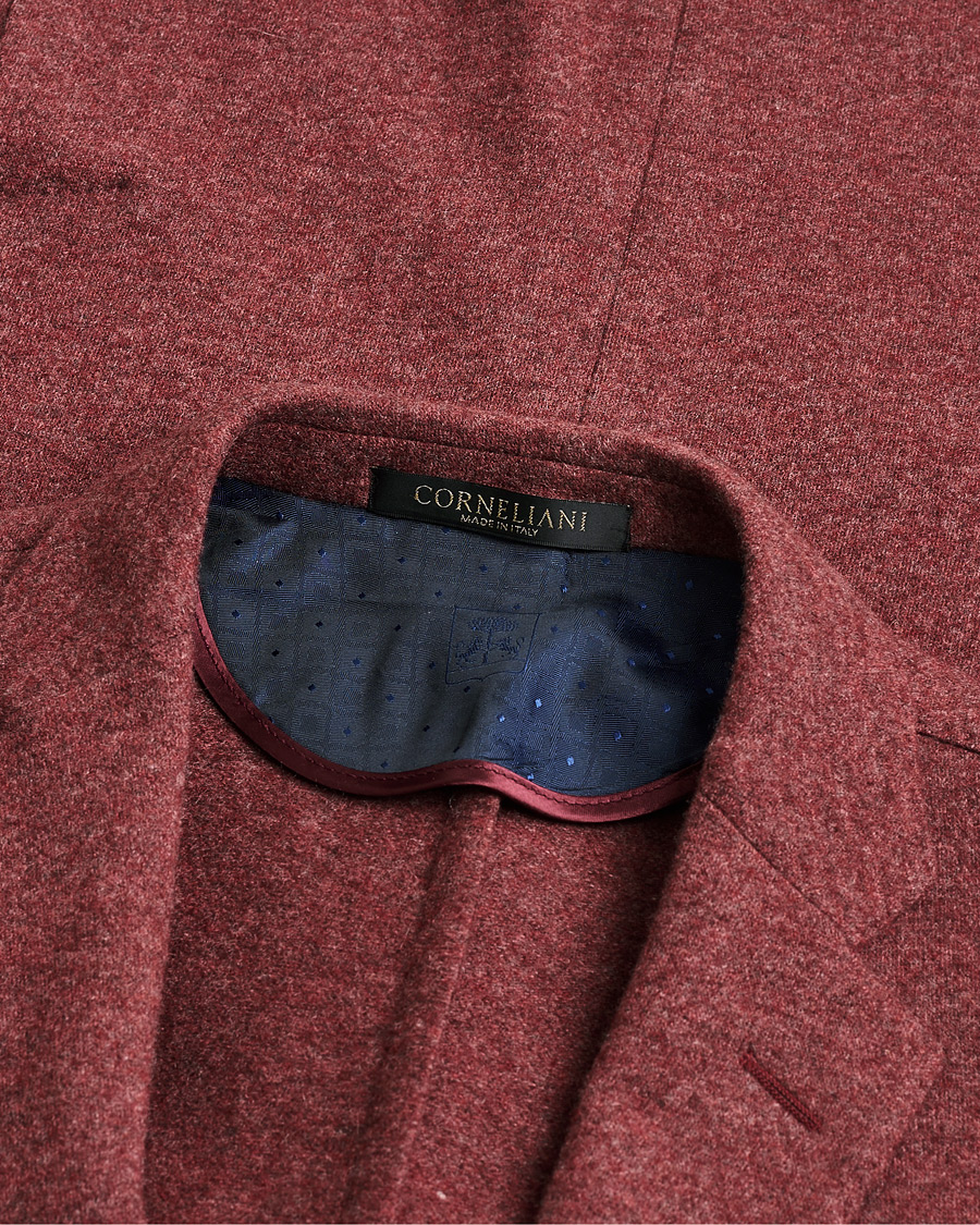 Mies | Pre-owned Pikkutakit | Pre-owned | Corneliani Unlined Knitted Cashmere Blazer Rust 48