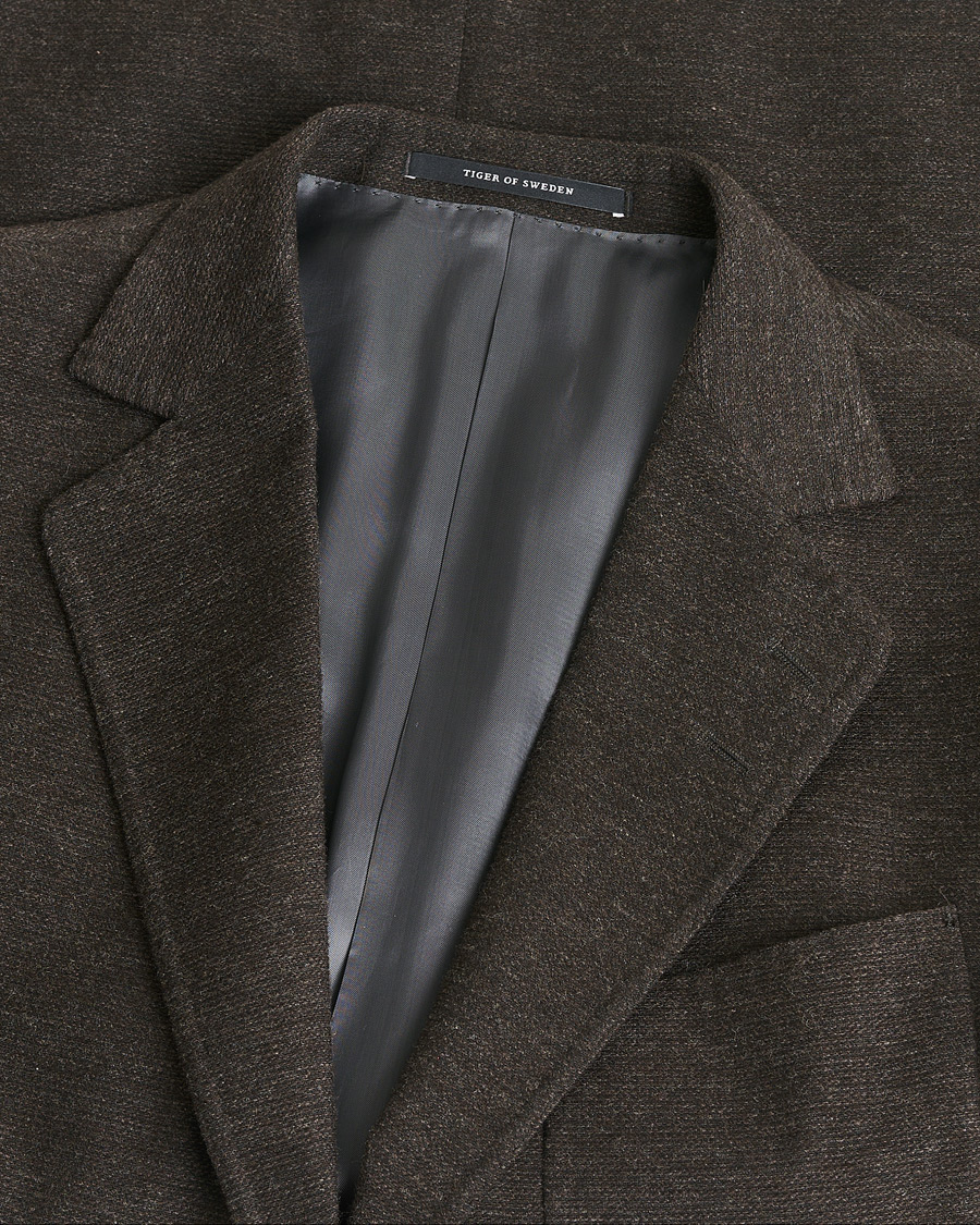 Mies | Pre-owned Pikkutakit | Pre-owned | Tiger of Sweden Patch Pocket Wool Blazer Brown 50