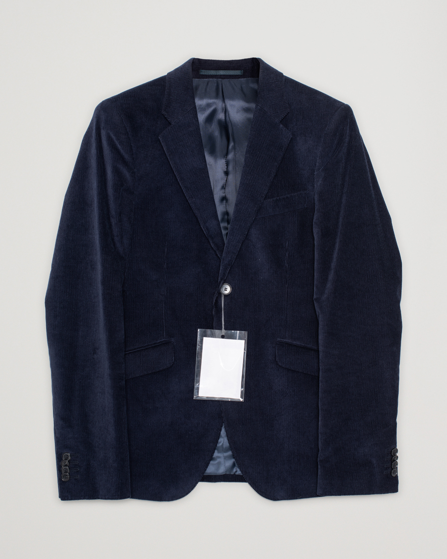 Mies | Pikkutakit | Pre-owned | Acne Studios Wall St Corduroy Blazer Navy 48