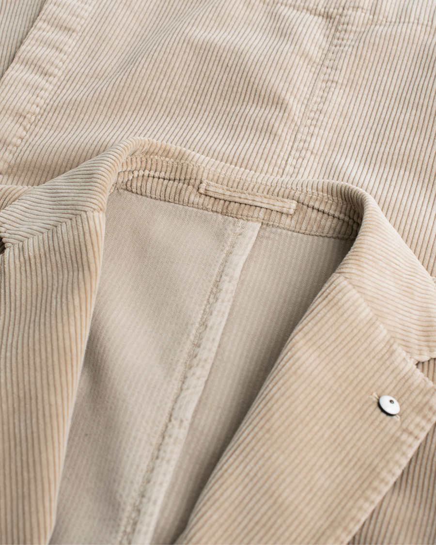 Mies | Pikkutakit | Pre-owned | L.B.M. 1911 Jack Corduroy Blazer Beige