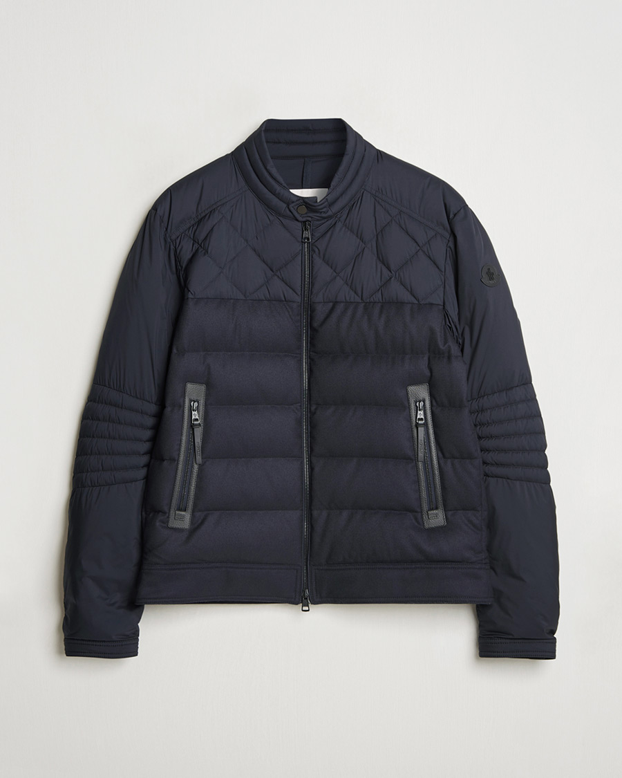 Mies | Pre-owned Takit | Pre-owned | Moncler Tuena Biker Jacket Navy 3 - L
