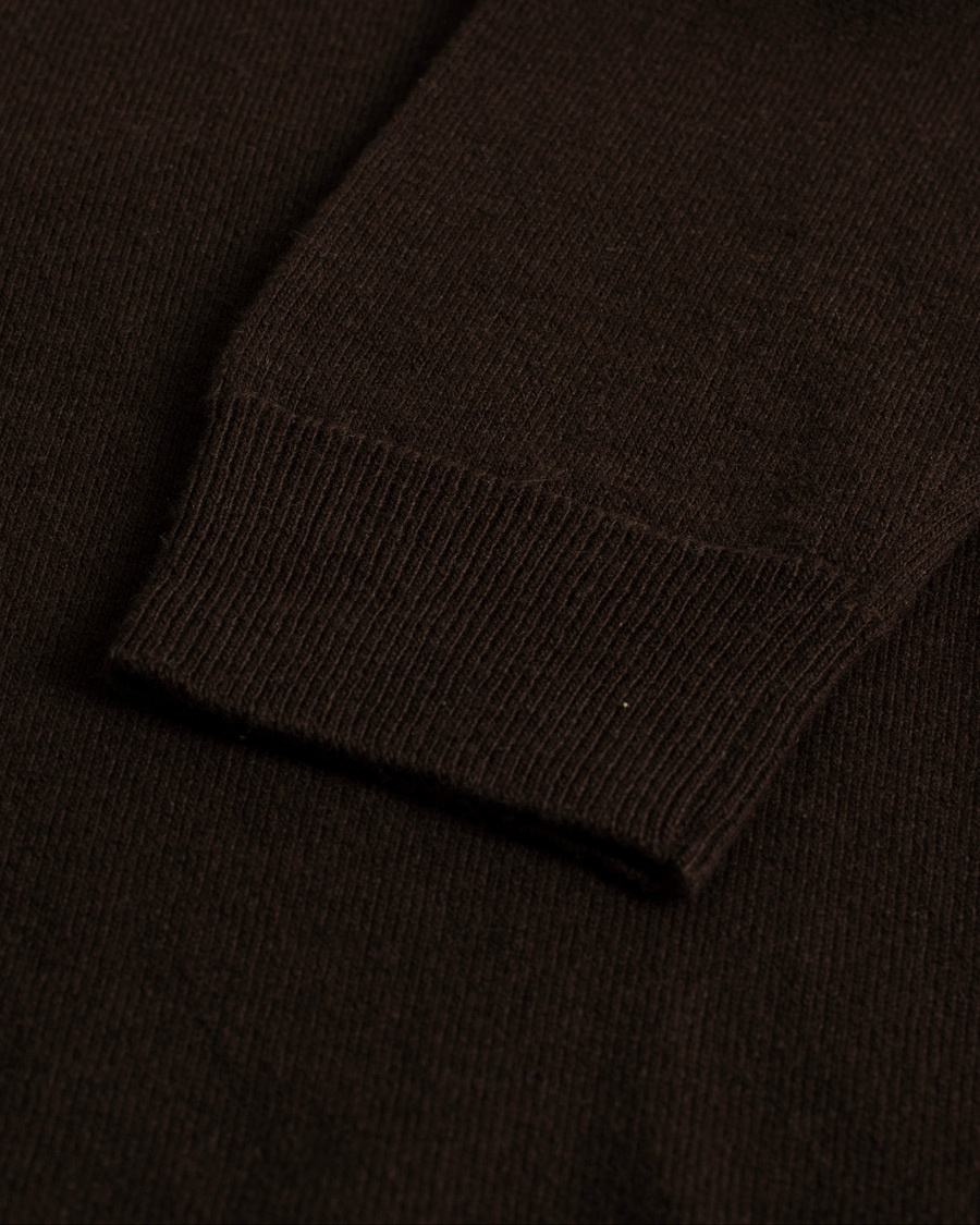 Mies | Zanone Virgin Wool/Cashmere Rollneck Brown 50 | Pre-owned | Zanone Virgin Wool/Cashmere Rollneck Brown 50