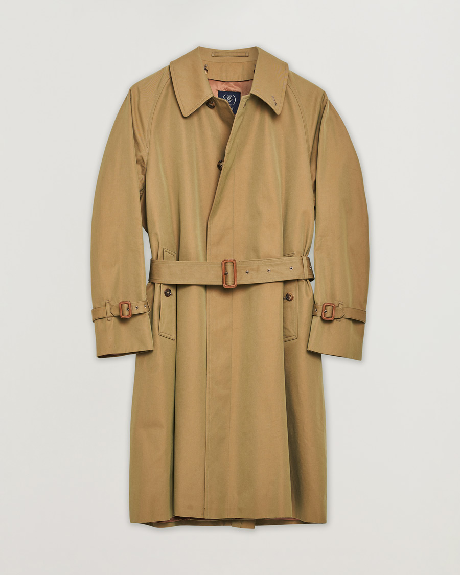 Mies | Takit | Pre-owned | BEAMS F Balmacaan Gabardine Coat Olive UK36 - EU46