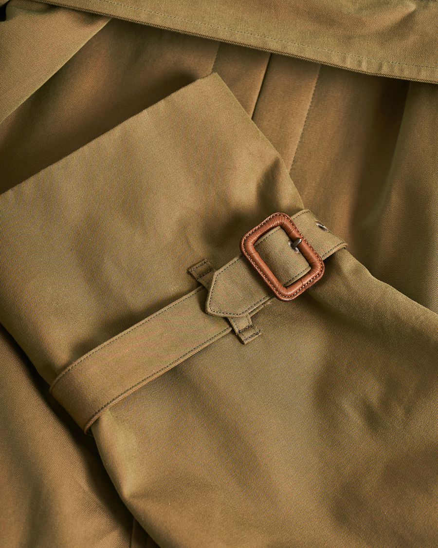 Mies | Takit | Pre-owned | BEAMS F Balmacaan Gabardine Coat Olive UK36 - EU46