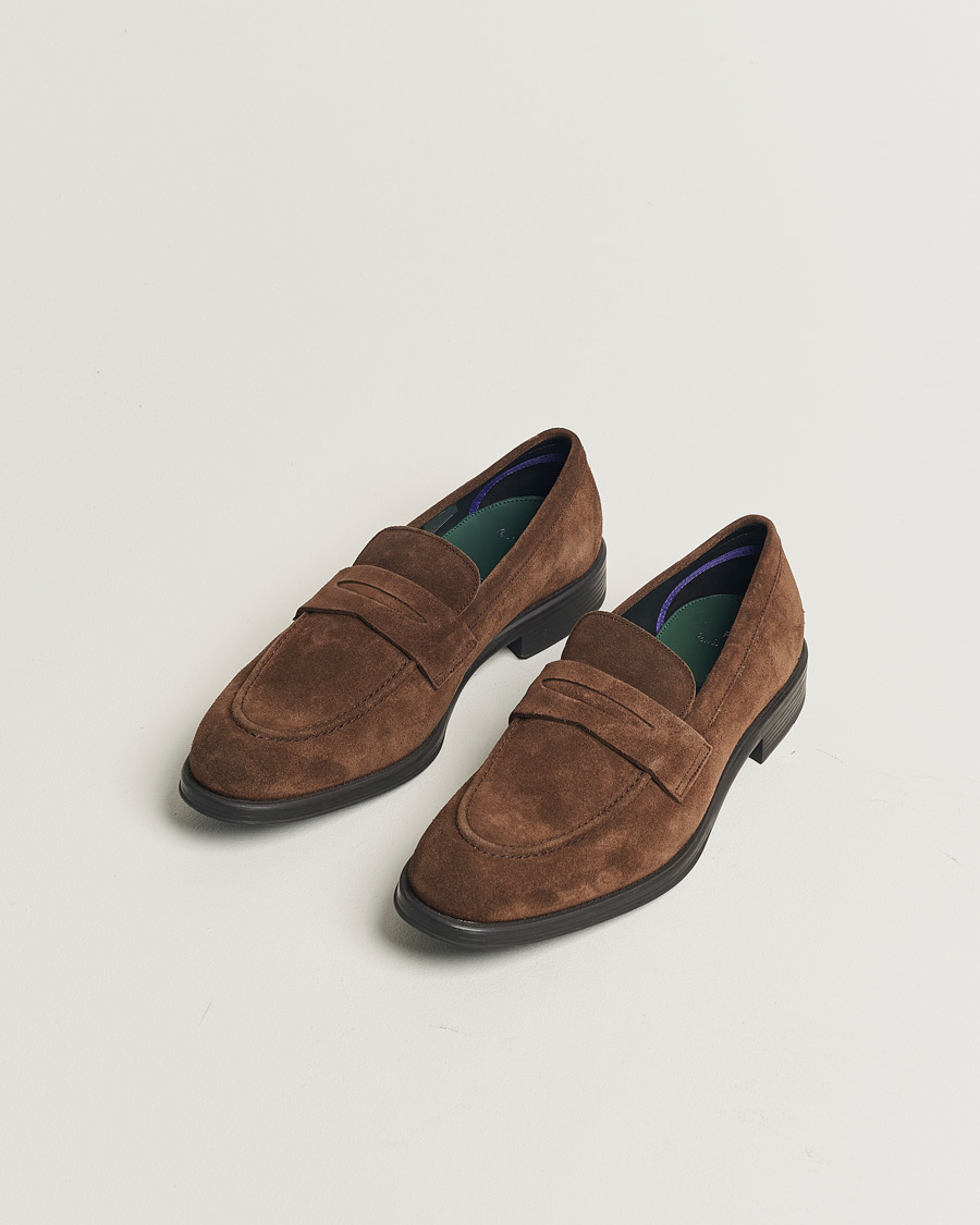 Mies | Paul Smith Pierce Suede Loafer Dark Brown UK8 - EU42 | Pre-owned | Paul Smith Pierce Suede Loafer Dark Brown UK8 - EU42
