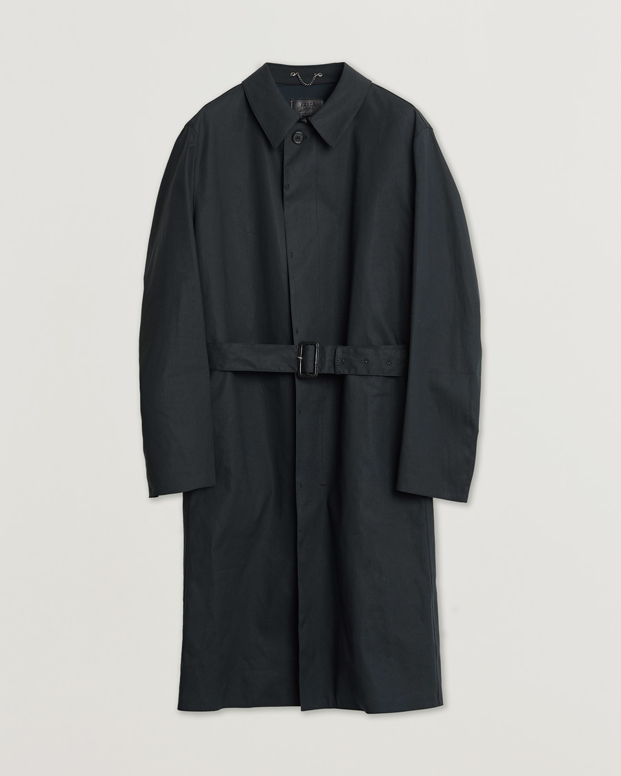 Mies | Prada Water Repellent Car Coat Dark Navy XL | Pre-owned | Prada Water Repellent Car Coat Dark Navy XL