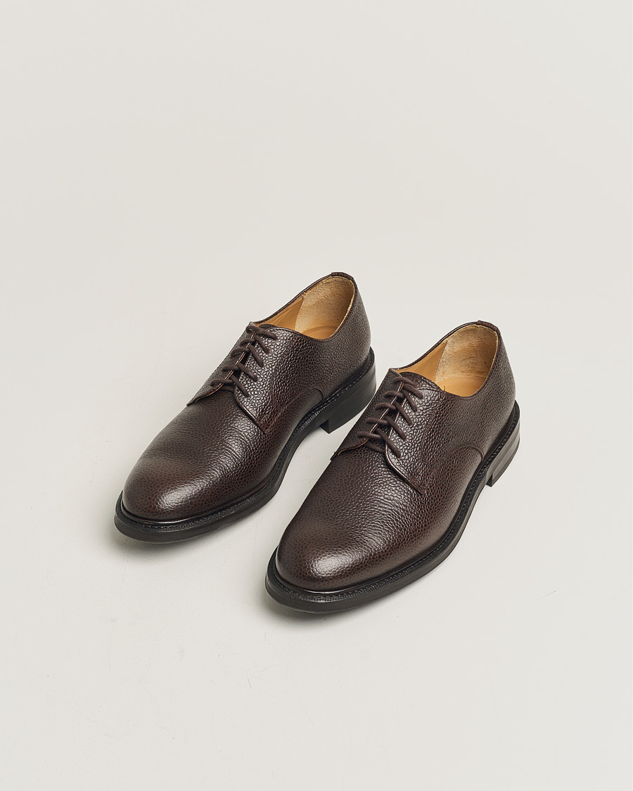 Mies | Myrqvist Boden Derby Dark Brown Country Calf UK7,5 - EU41,5 | Pre-owned | Myrqvist Boden Derby Dark Brown Country Calf UK7,5 - EU41,5