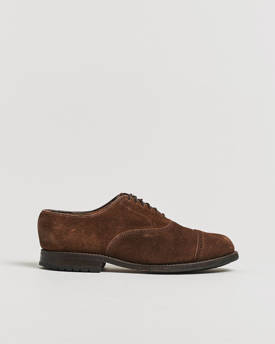 Mies | Pre-owned Pohjattavat kengät | Pre-owned | Allen Edmonds Barlow Oxford Dark Brown Suede UK8,5 - EU42