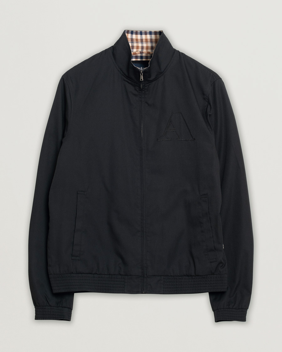 Mies | Takit | Pre-owned | Aquascutum Harrington Jacket Black S