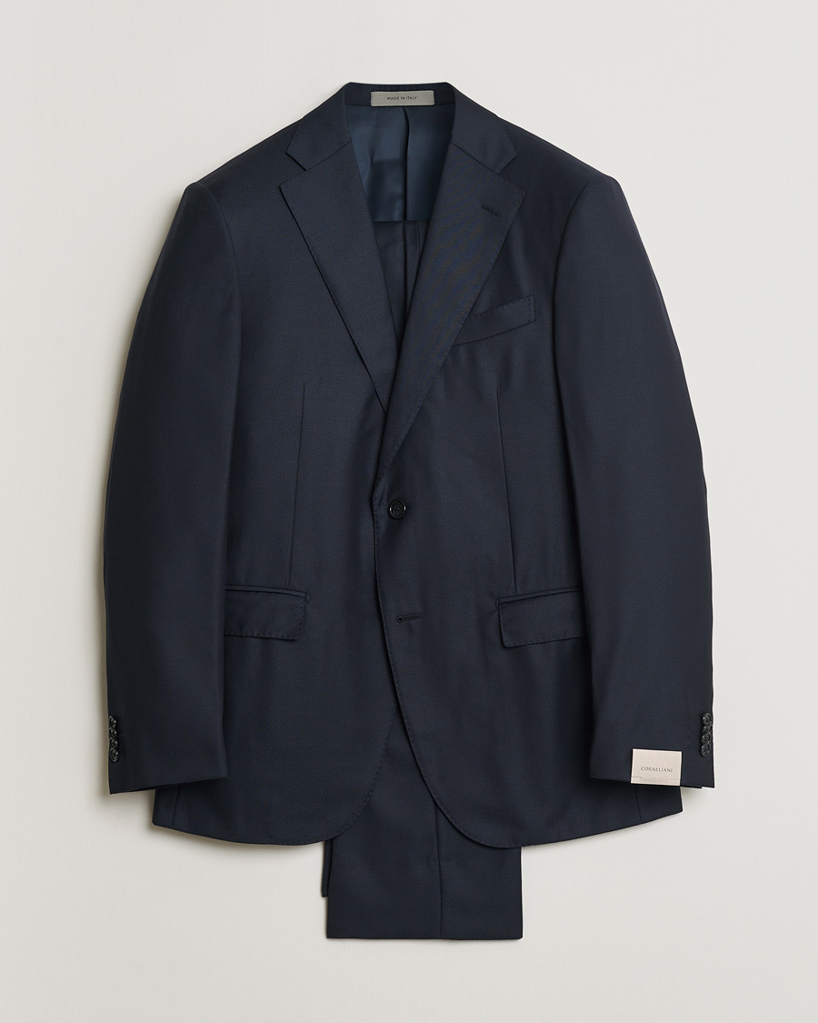 Mies | Pre-owned Puvut | Pre-owned | Corneliani Wool Suit Navy 50