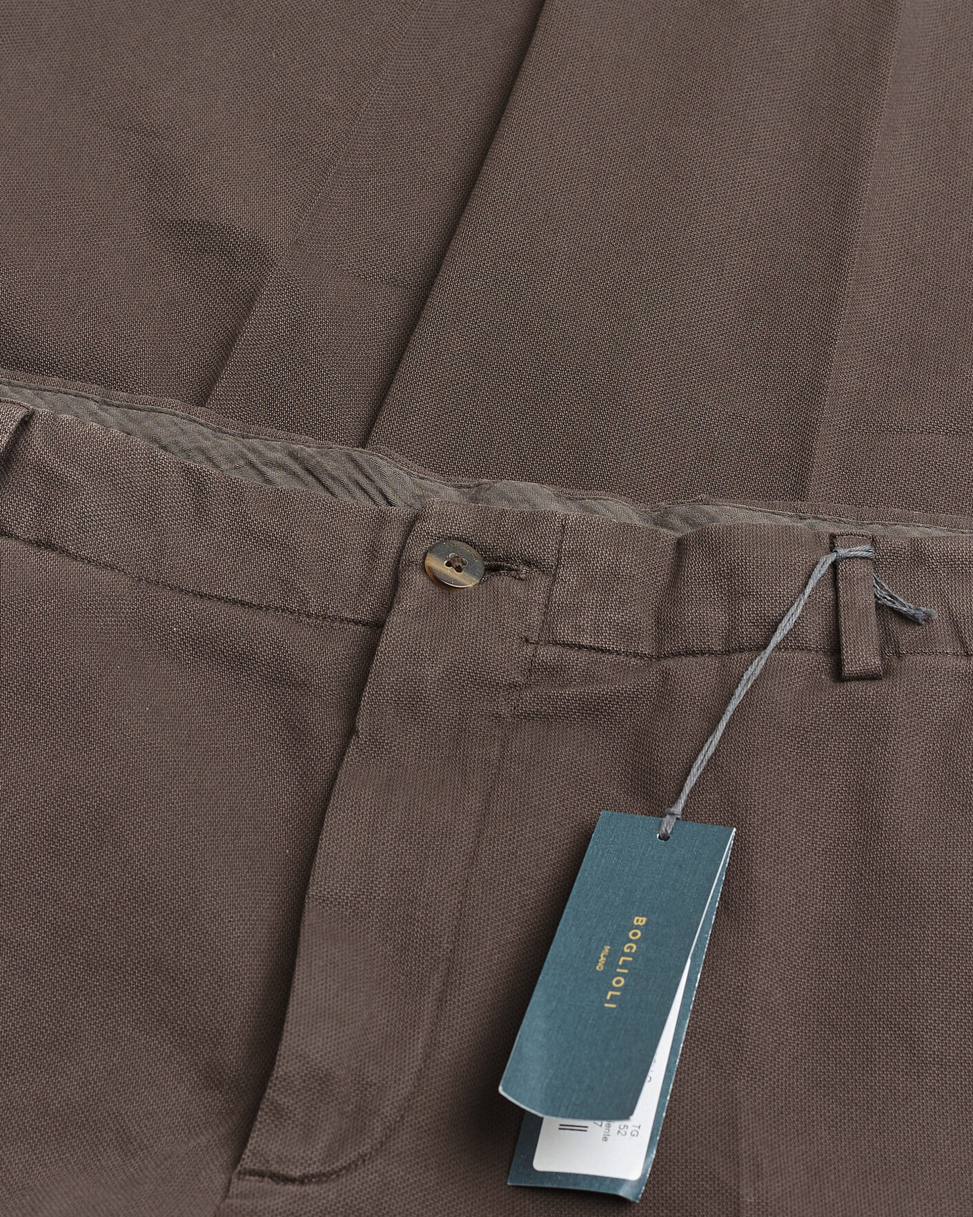 Mies | Pre-owned Housut | Pre-owned | Boglioli Regular Fit Cotton Chinos Brown 52