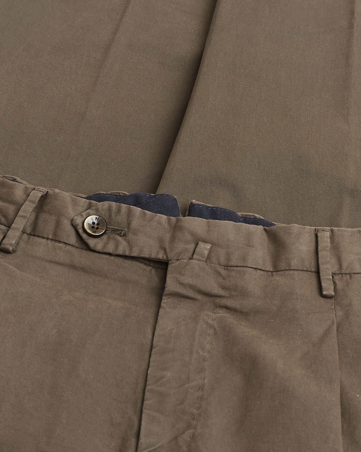 Mies | Pre-owned Housut | Pre-owned | PT01 Gentleman Fit Cotton/Stretch Trousers Brown 52