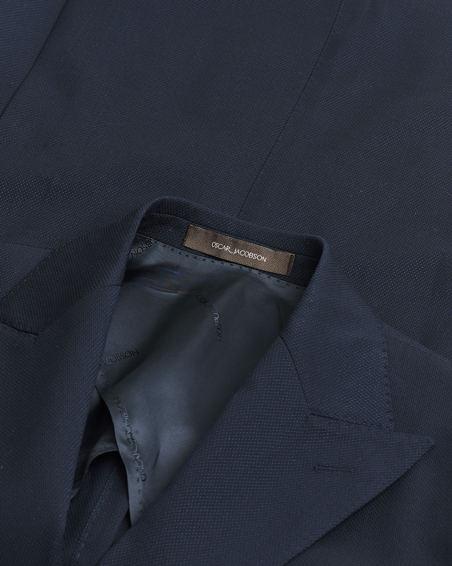 Mies | Pre-owned Pikkutakit | Pre-owned | Oscar Jacobson Farris Patch Blazer Navy 48
