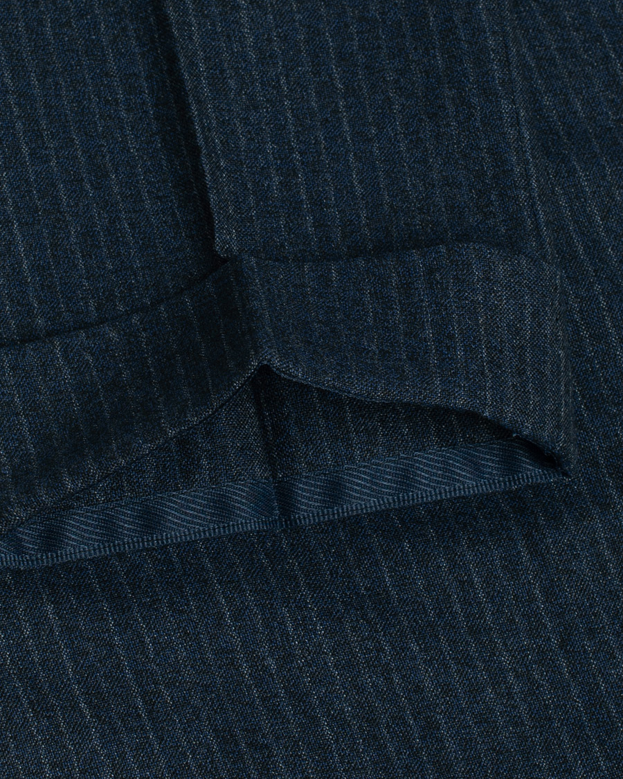 Mies | Pikkutakit | Pre-owned | Eidos Napoli 3-Piece Pinstripe Suit Wool Navy 48