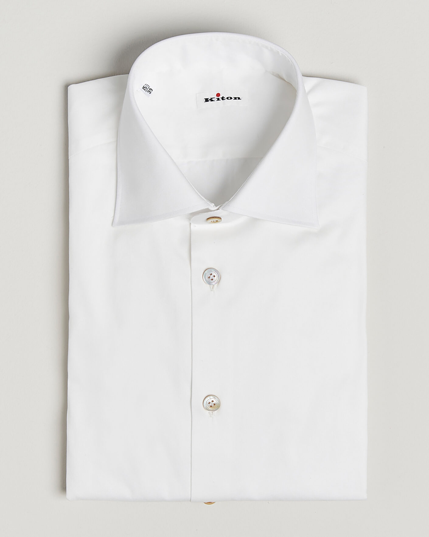 Mies | Pre-owned Kauluspaidat | Pre-owned | Kiton Slim Fit Dress Shirt White 38 - S