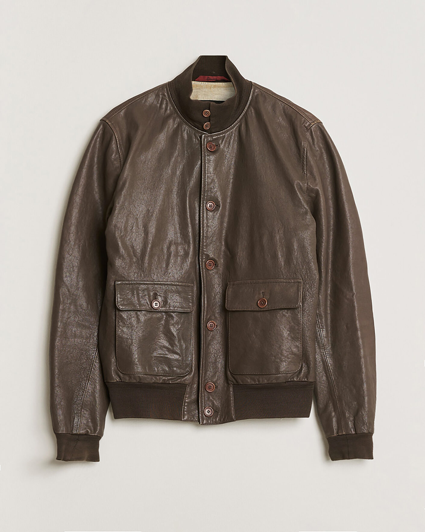 Mies | Pre-owned Takit | Pre-owned | Stewart Calf Bomber Jacket Dark Brown L