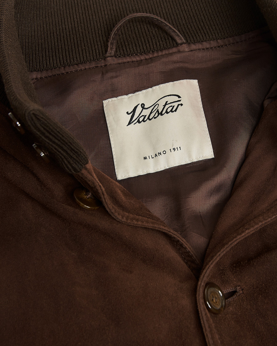 Mies | Pre-owned Takit | Pre-owned | Valstar Valstarino Suede Jacket Dark Brown 54