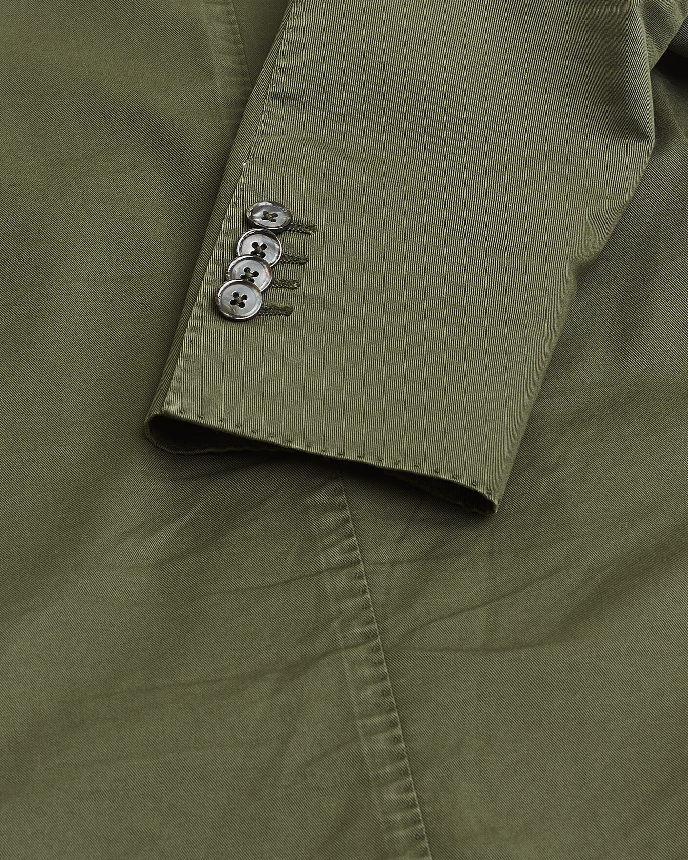 Mies | Pre-owned Pikkutakit | Pre-owned | L.B.M. 1911 Jack Regular Fit Cotton Stretch Blazer Green 46