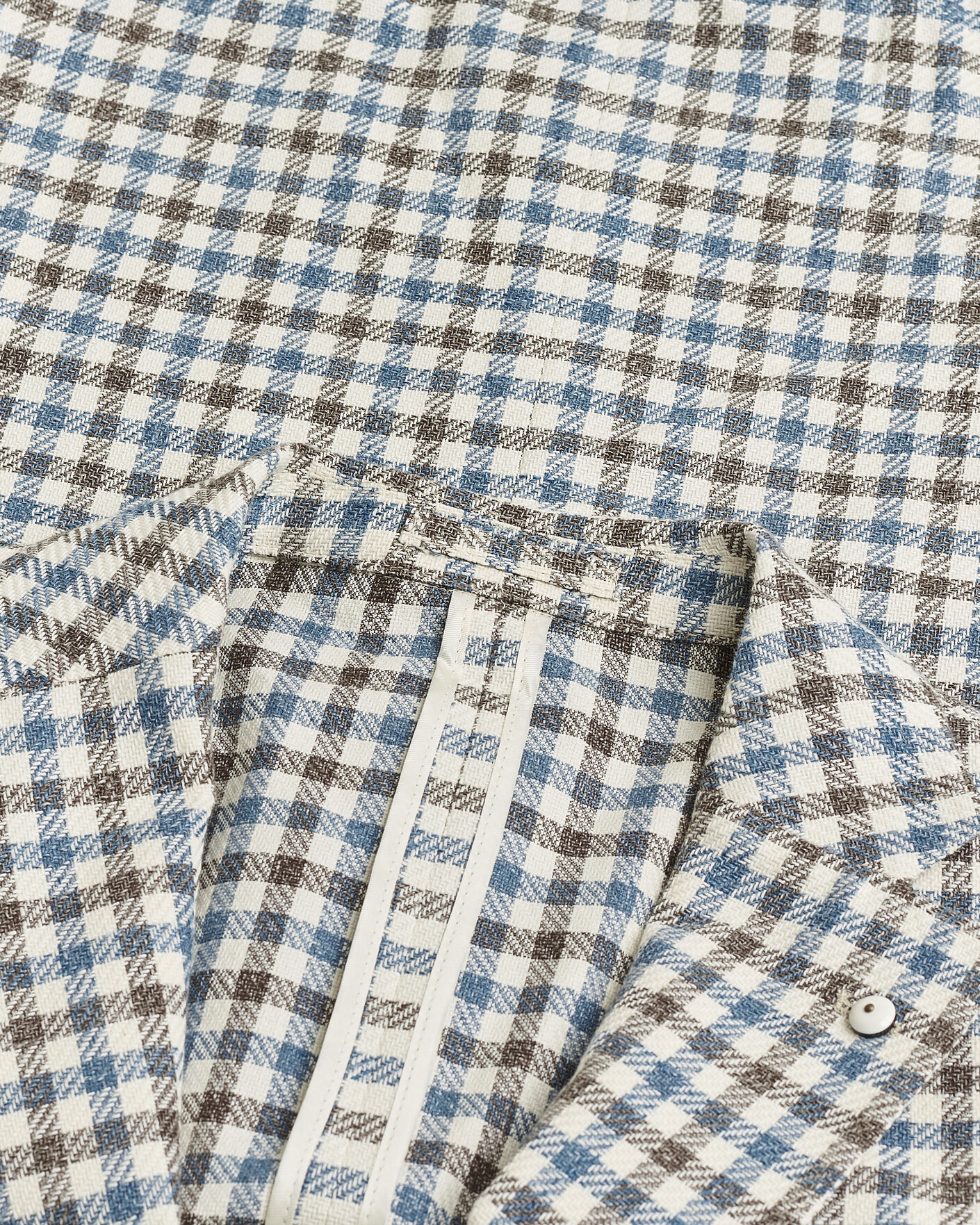 Mies | Pre-owned Pikkutakit | Pre-owned | L.B.M. 1911 Jack Regular Fit Checked Blazer Blue/Brown 52