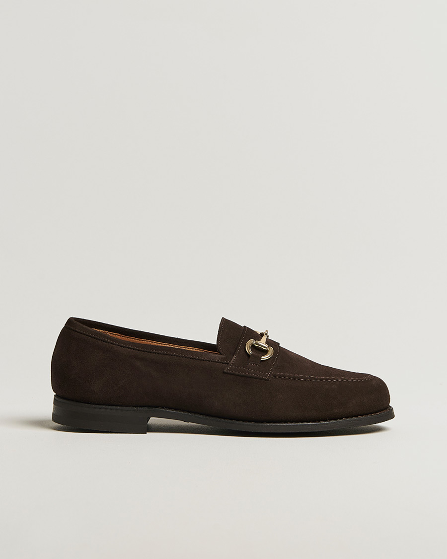 Mies | Pre-owned Pohjattavat kengät | Pre-owned | Myrqvist Karlberg Loafer Dark Brown Suede UK8,5 - EU42,5
