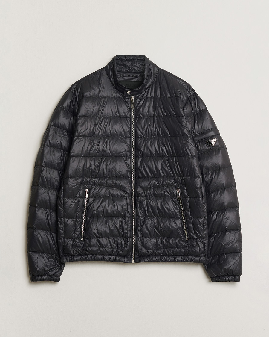 Mies | Pre-owned Takit | Pre-owned | Prada Lightweight Nylon Down Jacket Black 54