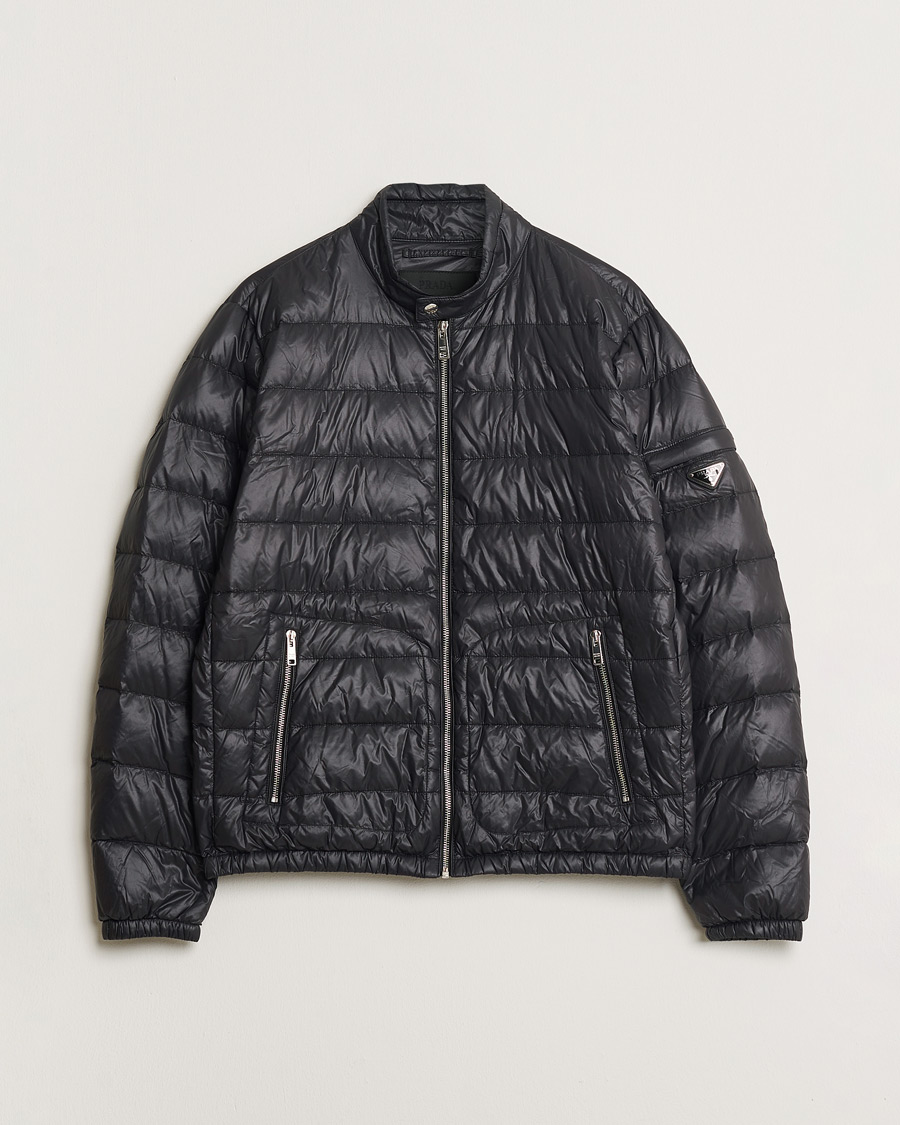 Mies | Pre-owned Takit | Pre-owned | Prada Lightweight Nylon Down Jacket Black 54