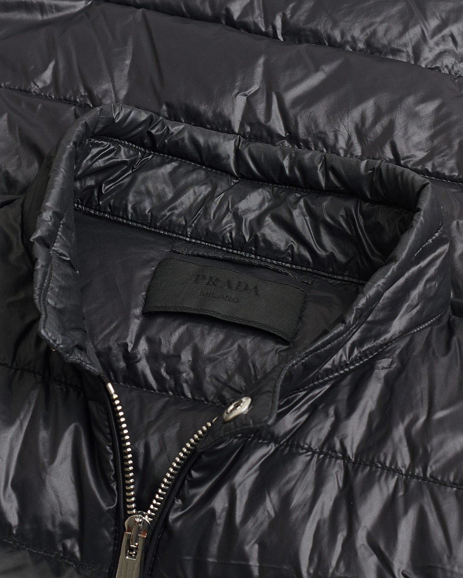 Mies | Pre-owned Takit | Pre-owned | Prada Lightweight Nylon Down Jacket Black 54