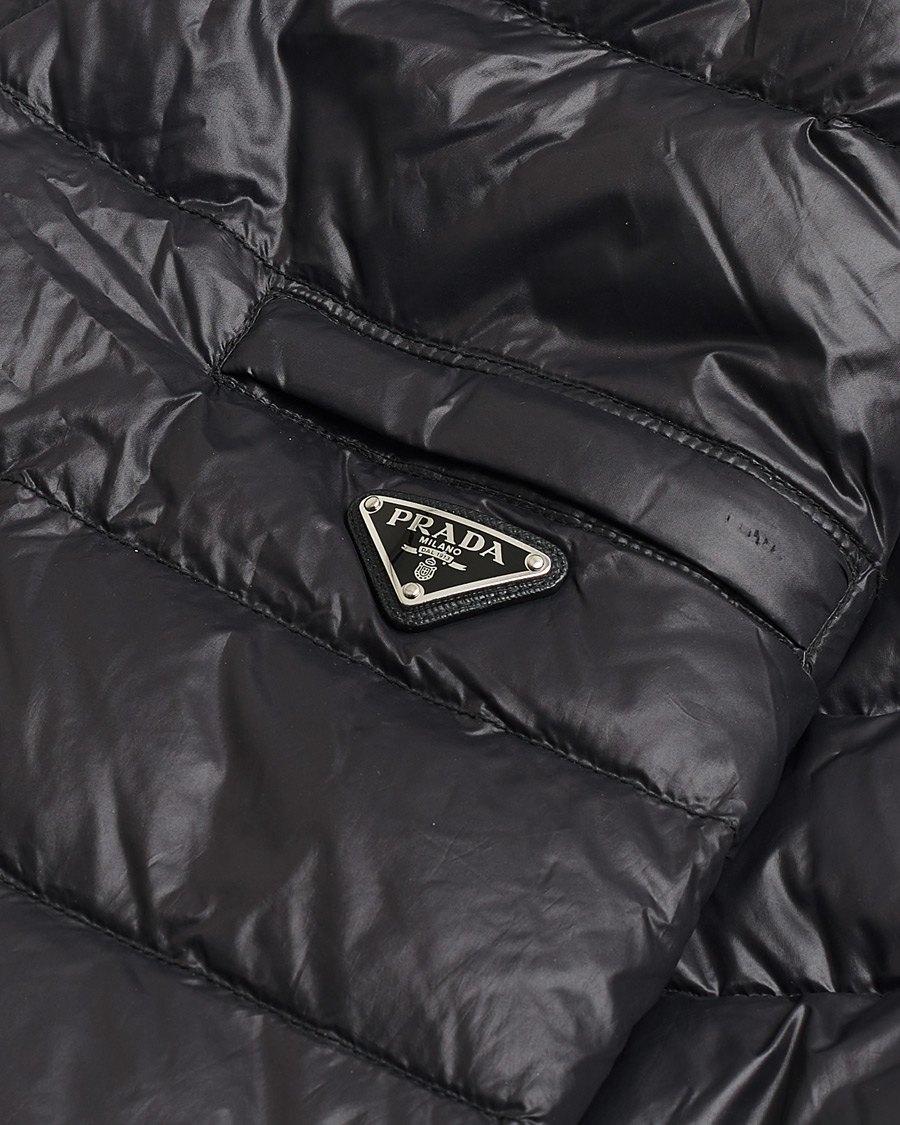 Mies | Pre-owned Takit | Pre-owned | Prada Lightweight Nylon Down Jacket Black 54