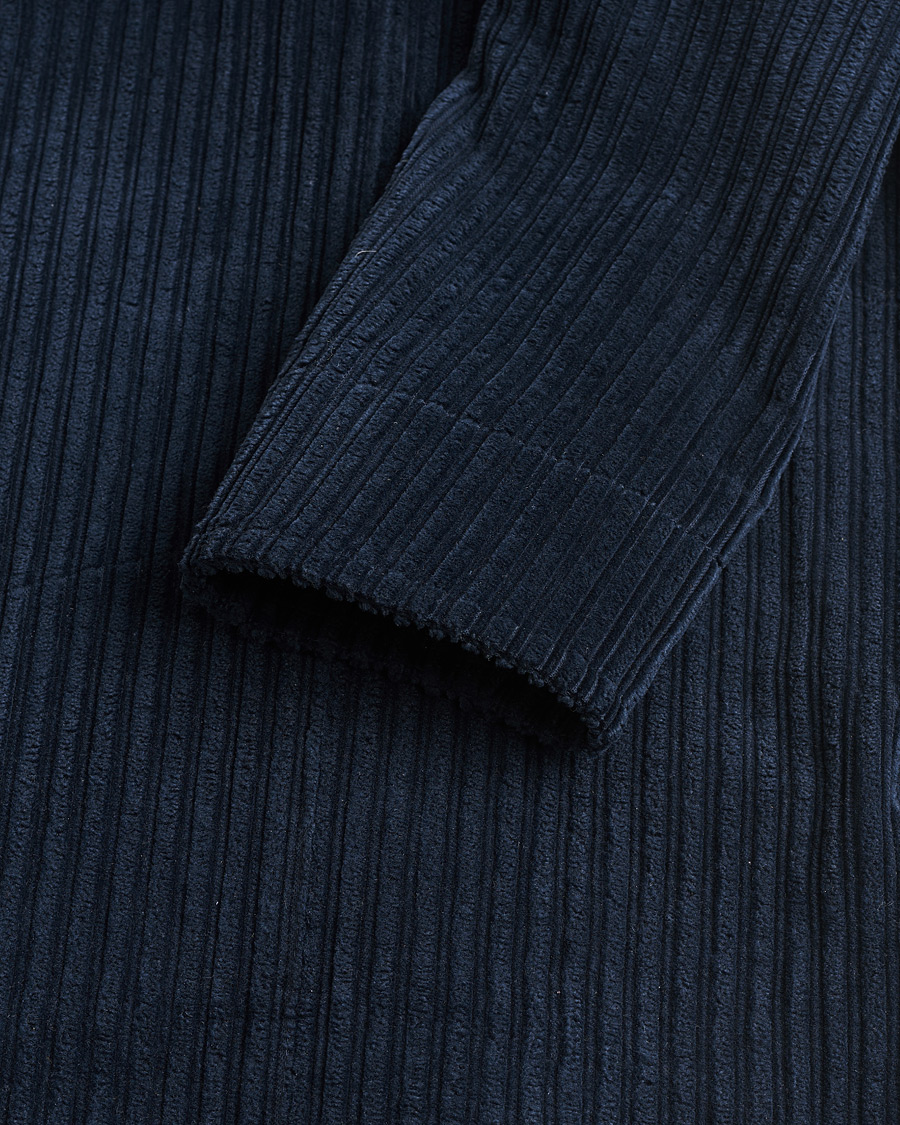 Mies | Pre-owned Kauluspaidat | Pre-owned | The Gigi Corduroy Overshirt Navy 48